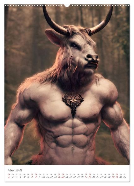 Produktbild: Dark Fantasy Art - Helden und Monster (Wandkalender 2026 DIN A2 hoch), CALVENDO Monatskalender