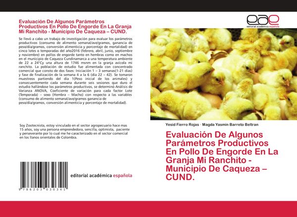 Produktbild: Evaluaci&oacute;n De Algunos Par&aacute;metros Productivos En Pollo De Engorde En La Granja Mi Ranchito - Municipio De Caqueza - CUND.