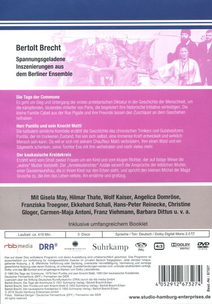 Produktbild: Gro&szlig;es Berliner Theater - Teil 3 - DDR TV-Archiv [3 DVDs]