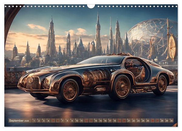 Produktbild: Steampunk Maschinenwelt (Wandkalender 2026 DIN A3 quer), CALVENDO Monatskalender
