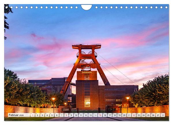 Produktbild: Das Ruhrgebiet bei Nacht (Wandkalender 2026 DIN A4 quer), CALVENDO Monatskalender