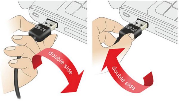 Produktbild: Delock USB 2.0 Adapter [1x USB 2.0 Stecker A - 1x USB 2.0 Buchse A] 65522