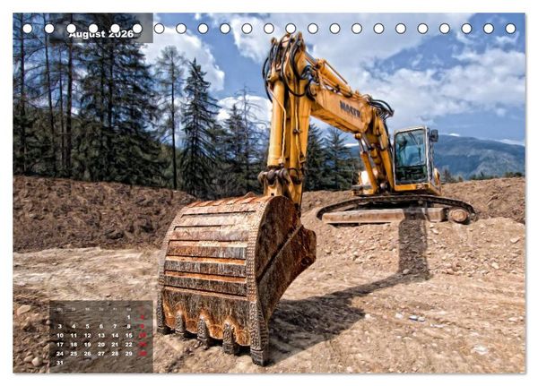 Produktbild: Maschinen - Mal anders gesehen (Tischkalender 2026 DIN A5 quer), CALVENDO Monatskalender