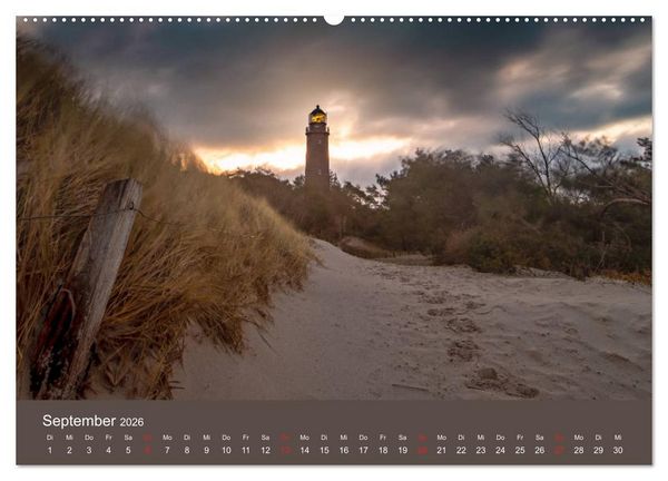 Produktbild: Ostsee - Perlen aus Mecklenburg-Vorpommern (hochwertiger Premium Wandkalender 2026 DIN A2 quer), Kunstdruck in Hochglanz
