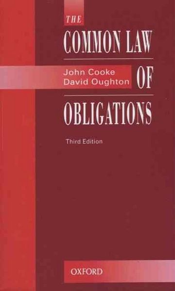Produktbild: Oughton, D: Common Law of Obligations