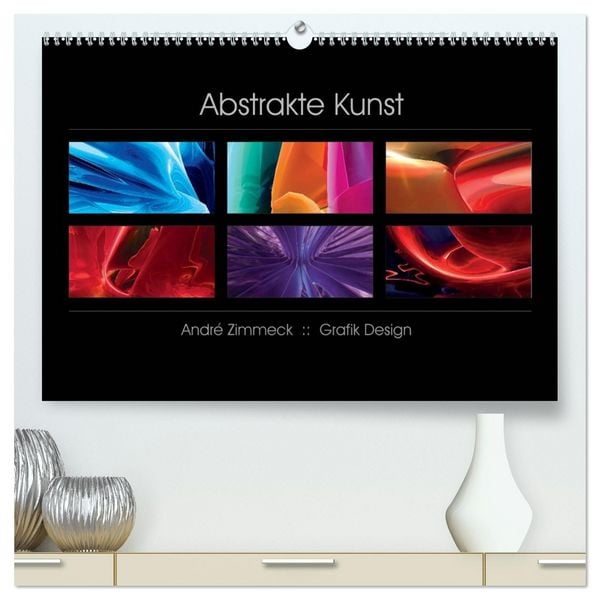 Produktbild: Abstrakte Kunst (hochwertiger Premium Wandkalender 2026 DIN A2 quer), Kunstdruck in Hochglanz