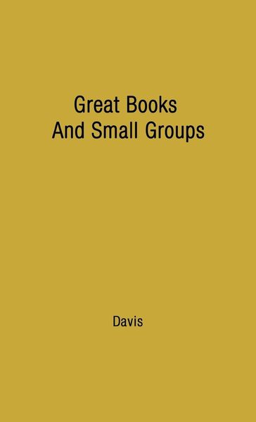 Produktbild: Great Books and Small Groups