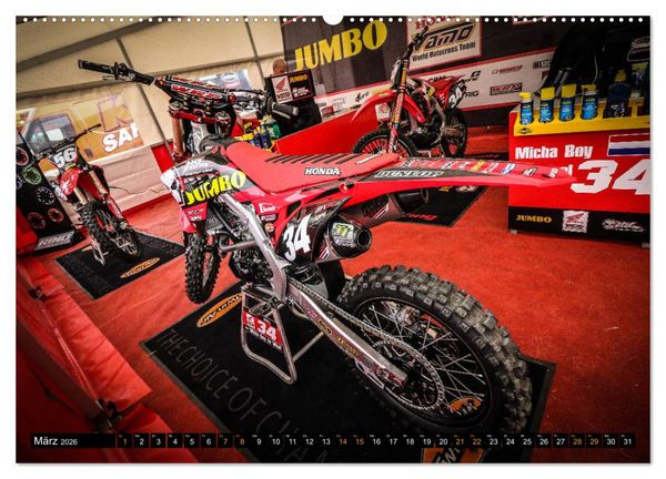 Produktbild: MX-Racing (Wandkalender 2026 DIN A2 quer), CALVENDO Monatskalender