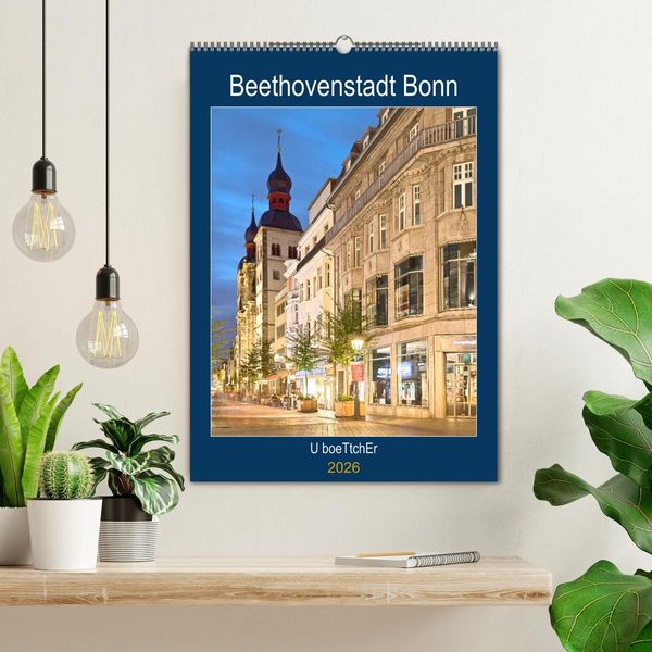 Produktbild: Beethovenstadt Bonn (Wandkalender 2026 DIN A2 hoch), CALVENDO Monatskalender