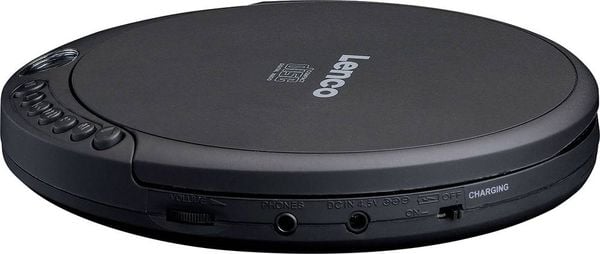 Produktbild: Lenco CD-010 Tragbarer CD-Player CD, CD-RW, CD-R Akku-Ladefunktion Schwarz