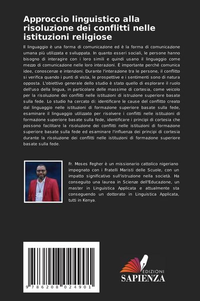 Produktbild: Approccio linguistico alla risoluzione dei conflitti nelle istituzioni religiose