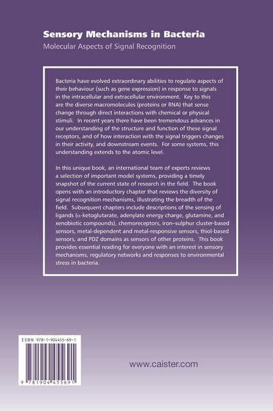 Produktbild: Sensory Mechanisms in Bacteria