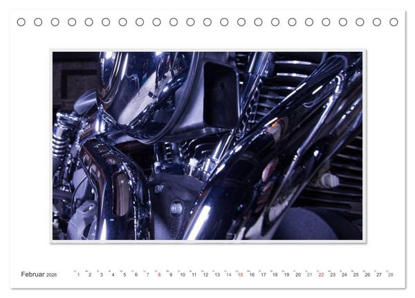 Produktbild: Emotionale Momente: Harley Davidson - Wide Glide (Tischkalender 2026 DIN A5 quer), CALVENDO Monatskalender