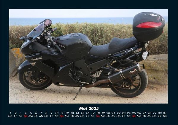 Produktbild: Motorräder 2025 Fotokalender DIN A4