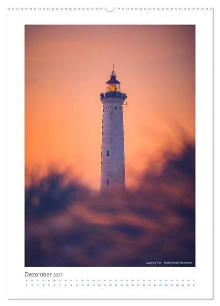Produktbild: Leuchtt&uuml;rme an der Nordseek&uuml;ste (hochwertiger Premium Wandkalender 2027 DIN A2 hoch), Kunstdruck in Hochglanz
