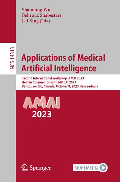 Produktbild: Applications of Medical Artificial Intelligence