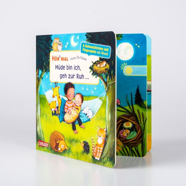 Produktbild: H&ouml;r mal (Soundbuch): Verse f&uuml;r Kleine: M&uuml;de bin ich, geh zur Ruh ...