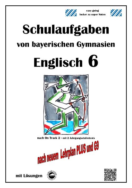 Produktbild: Englisch 6 (On Track 2) Schulaufgaben von bayerischen Gymnasien mit L&ouml;sungen nach LehrplanPlus / G9