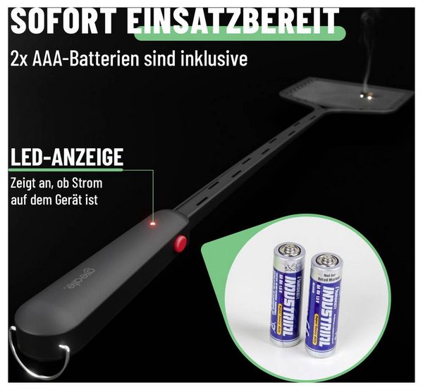 Produktbild: Greate 901019 Fliegenklatsche Strom (L x B x H) 510 x 105 x 33mm 1St.