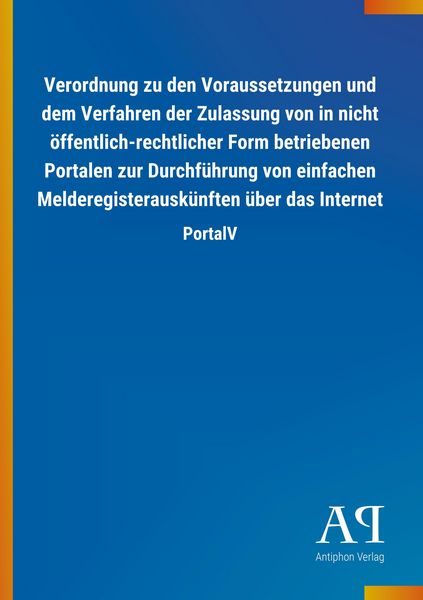 Produktbild: Verordnung zu den Voraussetzungen und dem Verfahren der Zula