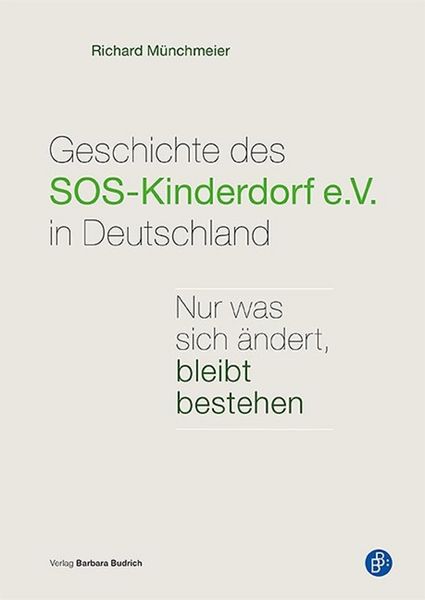 Produktbild: Geschichte des SOS-Kinderdorf e.V. in Deutschland