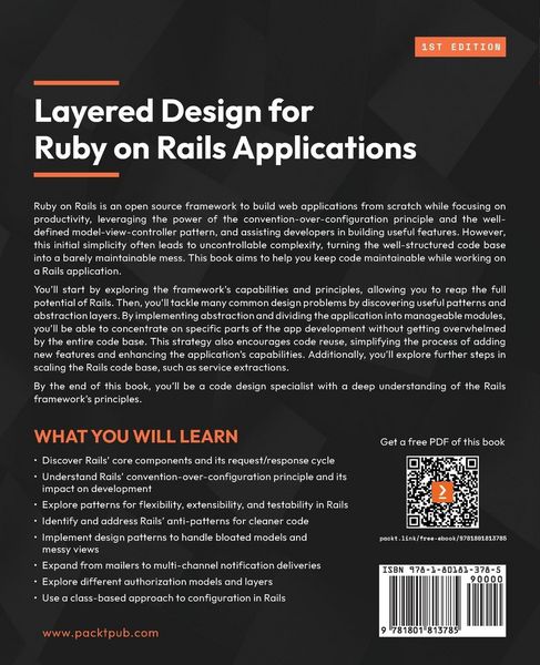 Produktbild: Layered Design for Ruby on Rails Applications