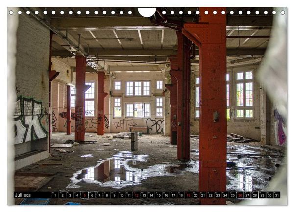 Produktbild: Industrie-Kultur 2026 (Wandkalender 2026 DIN A4 quer), CALVENDO Monatskalender