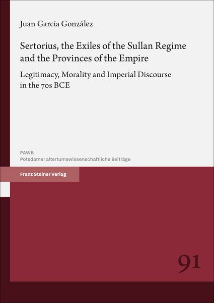 Produktbild: Sertorius, the Exiles of the Sullan Regime and the Provinces of the Empire