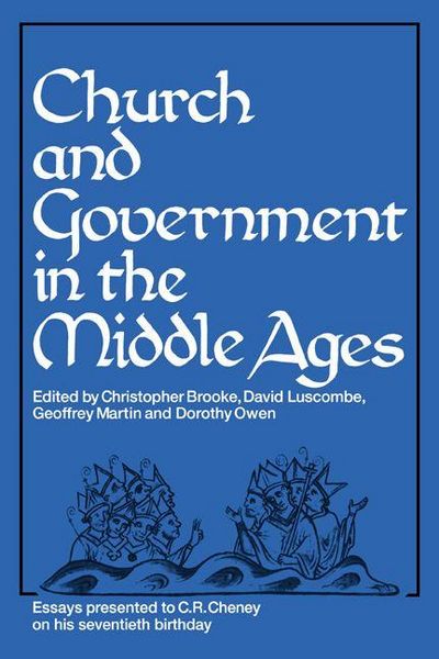 Produktbild: Church and Government in the Middle Ages