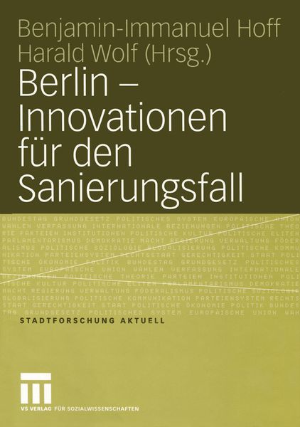 Produktbild: Berlin &mdash; Innovationen f&uuml;r den Sanierungsfall