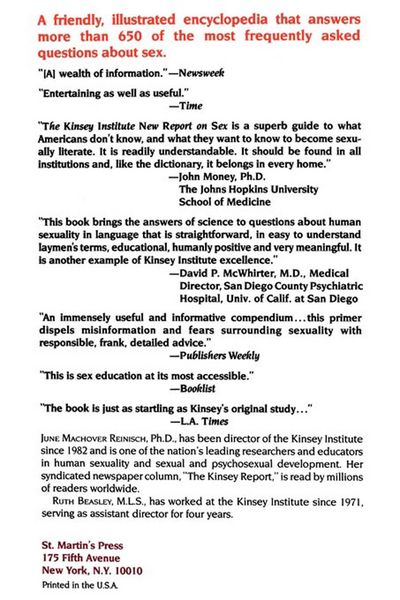 Produktbild: The Kinsey Institute New Report on Sex