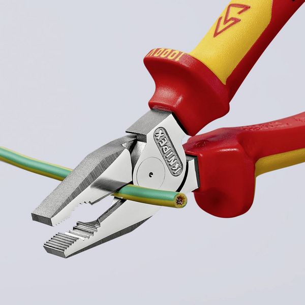 Produktbild: Knipex 02 06 200 VDE Kraft-Kombizange 200mm DIN ISO 5746, DIN EN 60900