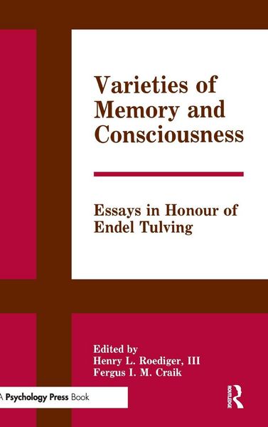 Produktbild: Varieties of Memory and Consciousness