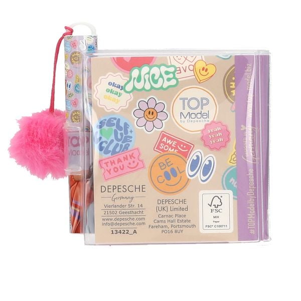 Produktbild: TOPModel Mini Notizbuch mit Kugelschreiber GIRL POWER