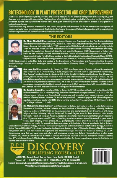 Produktbild: Biotechnology in Plant Protection and Crop Improvement