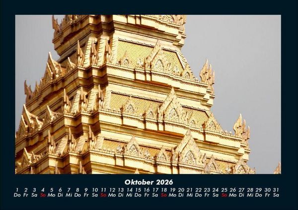 Produktbild: Tempel 2026 Fotokalender DIN A4