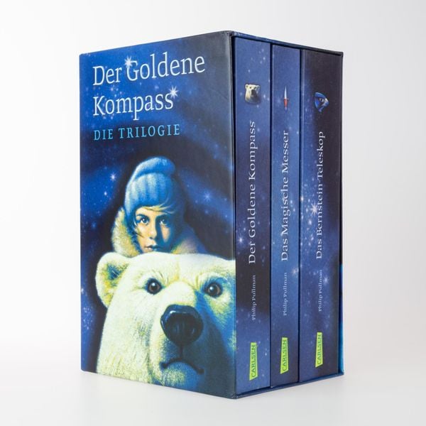 Produktbild: His Dark Materials: Der Goldene Kompass, Das Magische Messer und Das Bernstein-Teleskop im Schuber