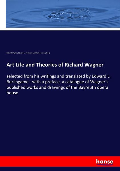Produktbild: Art Life and Theories of Richard Wagner