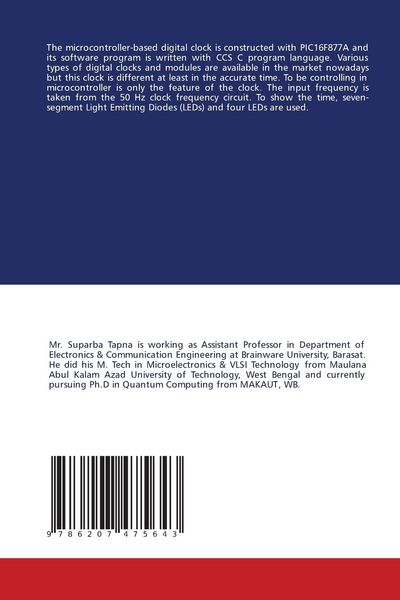 Produktbild: An Overview of Digital Clock with 8051 Microcontroller