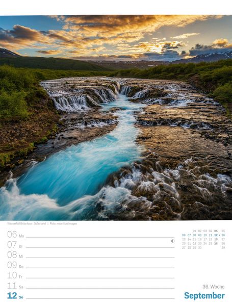 Produktbild: Island Wochenplaner Kalender 2027 | Die Insel aus Feuer und Eis