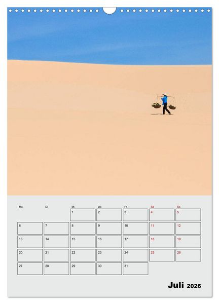 Produktbild: VIETNAM - Mein Urlaubsplaner (Wandkalender 2026 DIN A3 hoch), CALVENDO Monatskalender