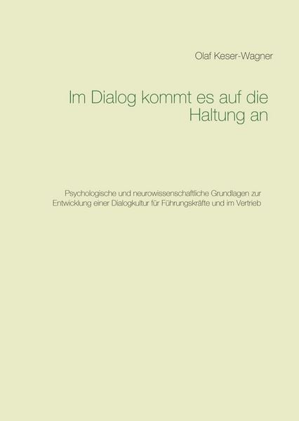 Produktbild: Im Dialog kommt es auf die Haltung an
