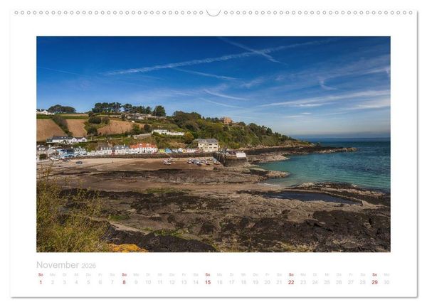 Produktbild: GUERNSEY und JERSEY - Britische Inseln im &Auml;rmelkanal (hochwertiger Premium Wandkalender 2026 DIN A2 quer), Kunstdruck in Hochglanz