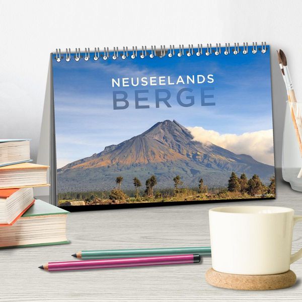 Produktbild: Neuseelands Berge (Tischkalender 2026 DIN A5 quer), CALVENDO Monatskalender