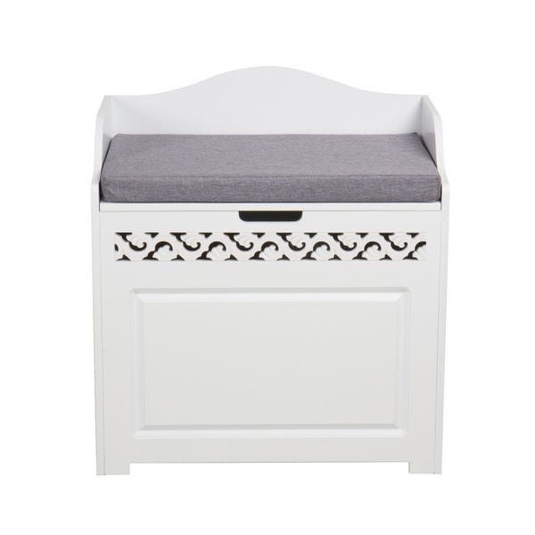 Produktbild: HTI-Line Sitztruhe Miriam 7585 wei&szlig; MDF Sitztruhe Miriam 7585 wei&szlig; MDF