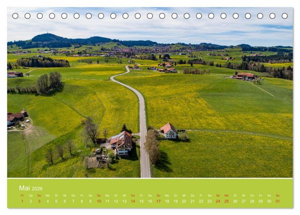 Produktbild: Wo das Allg&auml;u am sch&ouml;nsten ist (Tischkalender 2026 DIN A5 quer), CALVENDO Monatskalender