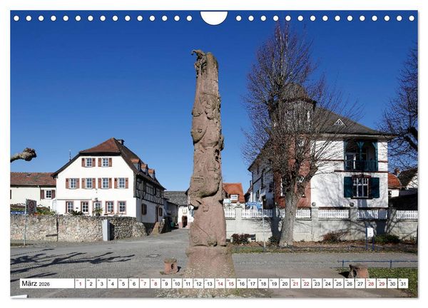 Produktbild: Fl&ouml;rsheim am Main vom Frankfurter Taxifahrer Petrus Bodenstaff (Wandkalender 2026 DIN A4 quer), CALVENDO Monatskalender