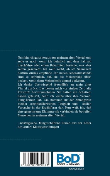 Produktbild: Mein altes Viertel - Episoden aus den 1970ern