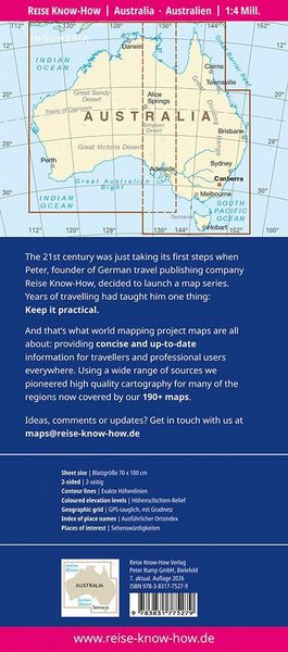 Produktbild: Reise Know-How Landkarte Australien | Australia (1:4.000.000)
