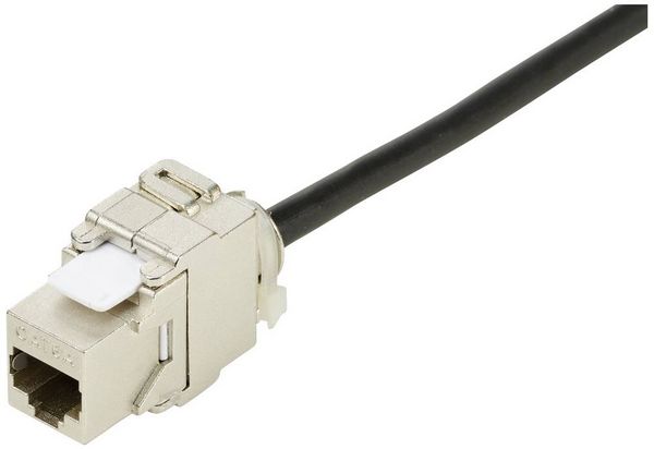 Produktbild: Renkforce RJ45 Netzwerk Kabeltrommel CAT 6a S/FTP 60m Schwarz PUR-Mantel